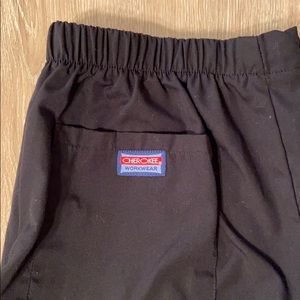 Cherokee Workwear scrub pants in black